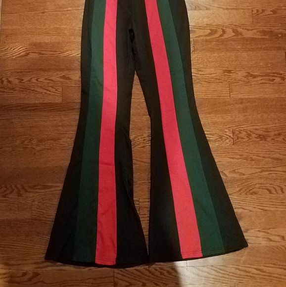 Inspired Boutique Striped Flare Jumpuit - Picture 4 of 4